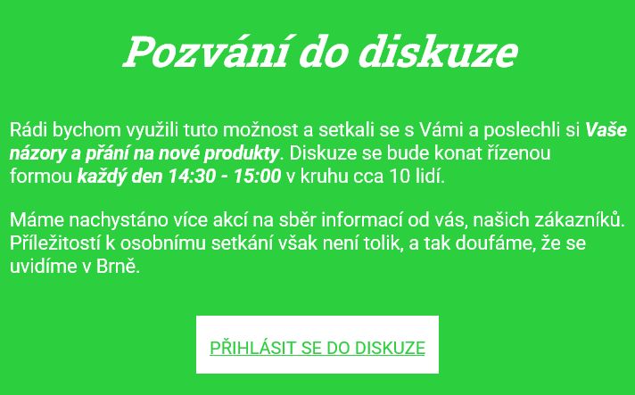 Caravaning do diskuze